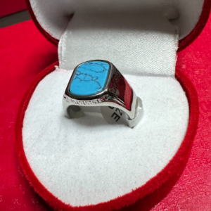 Feroza Premium Silver Ring