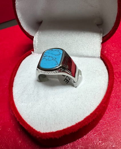 Feroza Premium Silver Ring