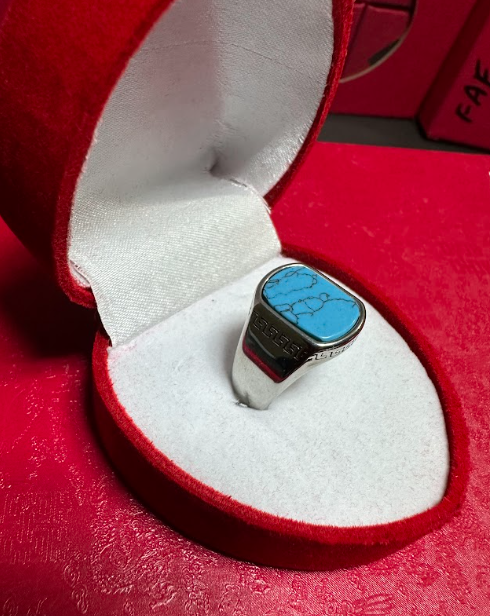 Feroza Premium Silver Ring - Image 2