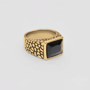 Golden Maze Ring